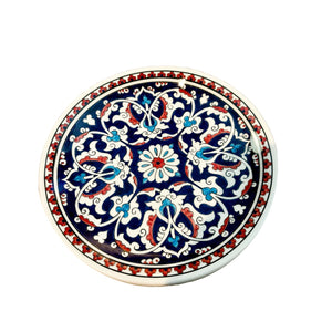 Ceramic Round Handpainted Plate 9 1/2”