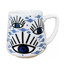 Load image into Gallery viewer, Ceramic Eyes Color Mug (free USA shipping included)
