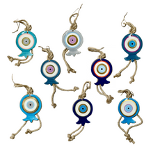 Load image into Gallery viewer, Ceramic Glazed Hanging Pomegranate with Gold Outline (sold individually) I

