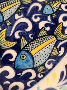 Ceramic Oval Fish Platter