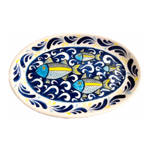 Load image into Gallery viewer, Ceramic Oval Fish Platter
