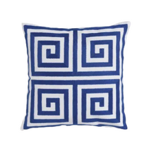 Load image into Gallery viewer, “Cleo” Pillow Cover (Blue or Persian Green)
