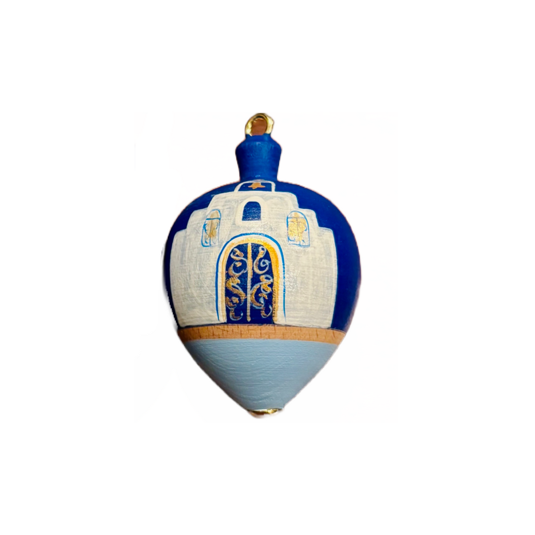 Island Church Wooden Ornament (Small or Large)
