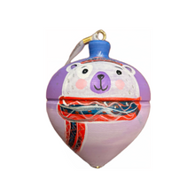 Load image into Gallery viewer, Polar Bear Wooden Ornament

