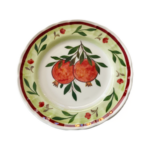 Ceramic Καλά Χριστούγεννα Merry Christmas Round Plate (Sold individually; 2 design choices)