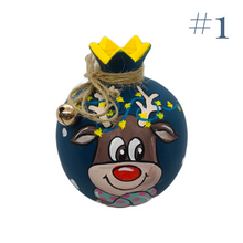 Load image into Gallery viewer, Ceramic Reindeer Pomegranate (Multiple design choices)
