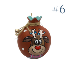 Load image into Gallery viewer, Ceramic Reindeer Pomegranate (Multiple design choices)
