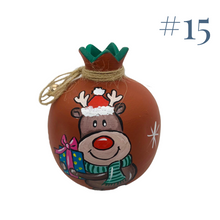 Load image into Gallery viewer, Ceramic Reindeer Pomegranate (Multiple design choices)
