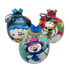 Load image into Gallery viewer, Ceramic Pomegranate Snowfriends Christmas Collection 2 sizes
