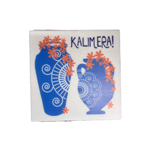Load image into Gallery viewer, Greek Marble Trivet multiple design choices (free USA shipping included)
