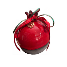 Load image into Gallery viewer, Ceramic Half Glazed Pomegranate with 2024 Charm (free USA shipping included)
