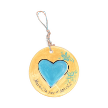 Load image into Gallery viewer, Ceramic Circle Ornament—Multiple design choices (free USA shipping)

