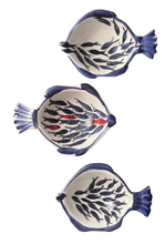 Load image into Gallery viewer, Ceramic “Fish” Bowl—Multiple choices (free USA shipping included)
