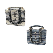 Load image into Gallery viewer, Sorena Handmade “Loulou” Bag (Blue or Grey)
