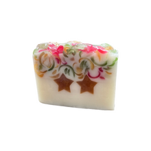 Load image into Gallery viewer, Goats Milk Christmas Bloom Soap —2 scent choices (free USA shipping included)
