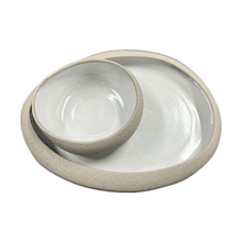 Load image into Gallery viewer, Ceramic Stoneware White Glazed Platter (free USA shipping included)
