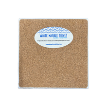 Load image into Gallery viewer, Greek Marble Trivet multiple design choices (free USA shipping included)
