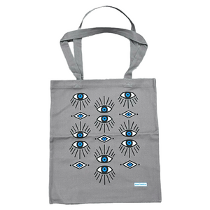 Cotton Tote Bag Matia (Eyes) Design (free USA shipping included)