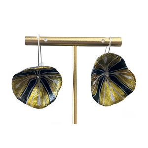 Papier Mache “Dimitra” Earrings (free USA shipping included)