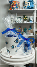 Load image into Gallery viewer, “Eye Love Youzo” Gift Package: Mug and Ouzo Candy (free USA shipping included)
