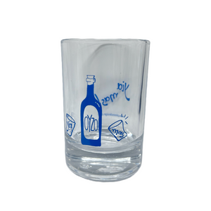 “Yia Mas” Gift Package: Shot Glass and Ouzo Candy