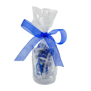 “Yia Mas” Gift Package: Shot Glass and Ouzo Candy (free USA shipping included)