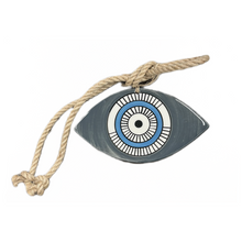Load image into Gallery viewer, Ceramic Glazed Eye Wall Hanging (sold individually; multiple shapes and designs)
