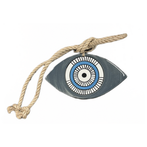 Ceramic Glazed Eye Wall Hanging (free USA shipping included)