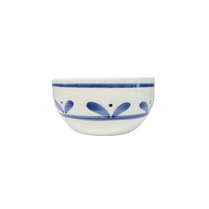 Ceramic Hand-painted Small Bowl with Blue Design (free USA shipping included)