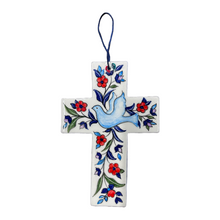 Load image into Gallery viewer, Ceramic Hand-painted Cross (2 design choices)
