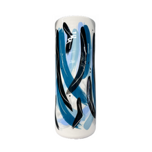 Load image into Gallery viewer, Ceramic Vase with Waves Design (free USA shipping included)
