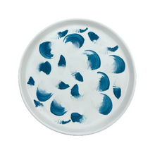 Load image into Gallery viewer, Ceramic Platter with Waves Design (free USA shipping included)
