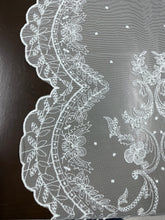Load image into Gallery viewer, “Marguerite” Embroidered and Beaded  Runner (free USA shipping included)
