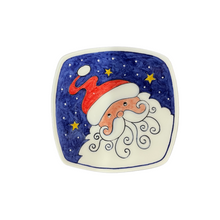 Load image into Gallery viewer, Ceramic Christmas Square 7” Plate—Multiple design choices (free USA shipping included)
