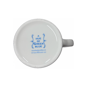 Ceramic Greek Island Espresso Cup (free USA shipping included)