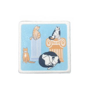 Greek Marble Coaster (free USA shipping included)