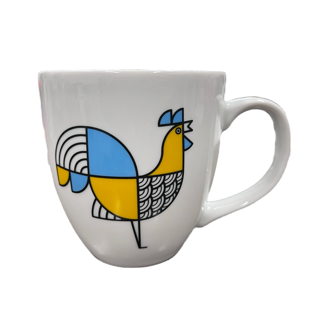 Ceramic Rooster Mug (free USA shipping included)