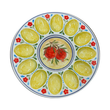 Load image into Gallery viewer, Ceramic 10.5” Egg Platter (free USA shipping included)
