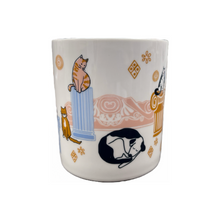 Load image into Gallery viewer, Ceramic Cats and Ruins Color Mug (free USA shipping included)
