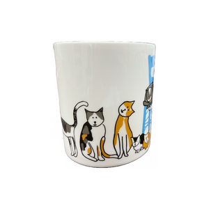 Ceramic Cats All So Lovely Color Mug (free USA shipping included)