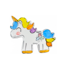 Load image into Gallery viewer, Glazed Ceramic Unicorn Magnet—only one left (free USA shipping included)
