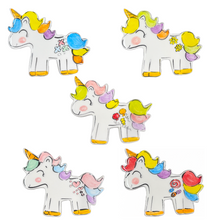 Load image into Gallery viewer, Glazed Ceramic Unicorn Magnet—only one left (free USA shipping included)
