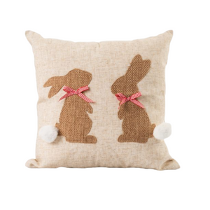 Cottontail Bunny Pillow Cover (free USA shipping included)