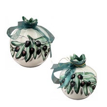 Load image into Gallery viewer, Ceramic Pomegranate with Olives Design (2 size choices)
