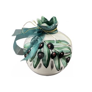 Ceramic Pomegranate with Olives Design (free USA shipping included)