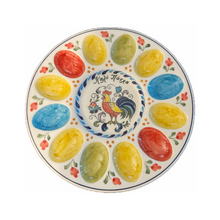Load image into Gallery viewer, Ceramic 10.5” Egg Platter (free USA shipping included)
