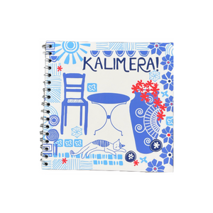Kalimera Pots Notebook (free USA shipping included)