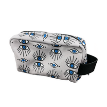 Load image into Gallery viewer, Carry All Zip Bag Blue Eye Design (free USA shipping included)
