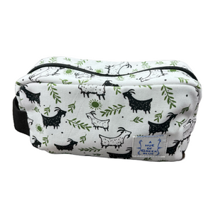 Carry All Zip Bag Goats Design (free USA shipping included)
