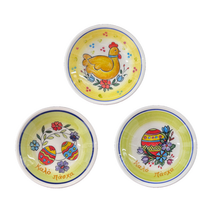 Ceramic 5" Shallow Bowl Easter - Multiple design choices (free USA shipping included)